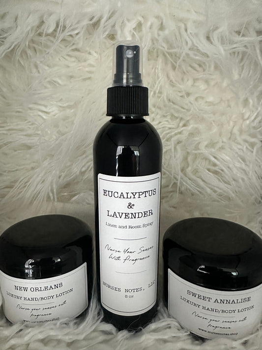 EUCALYPTUS AND LAVENDER ROOM AND LINEN SPRAY