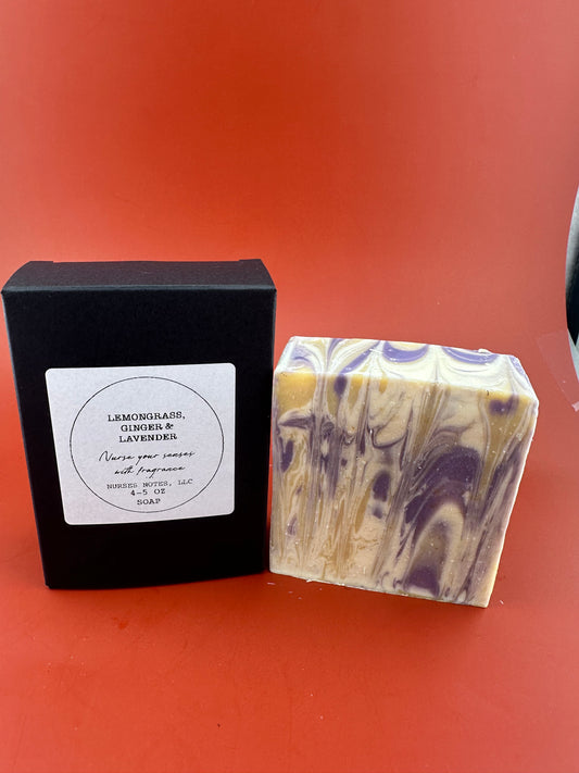 SOAP GOATS MILK AND HONEY, LEMONGRASS, GINGER, LAVENDER