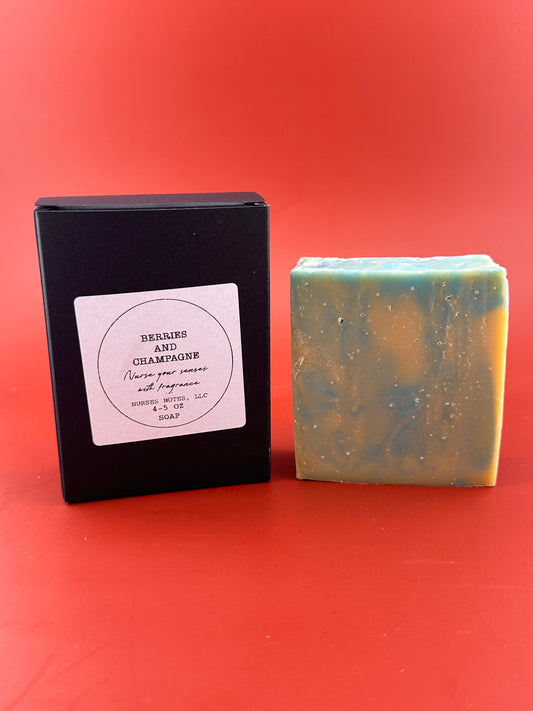 SOAP GOATS MILK AND HONEY BERRIES AND CHAMPAGNE