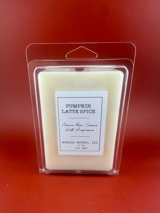 LARGE WAX MELT (6OZ) PUMPKIN LATTE SPICE