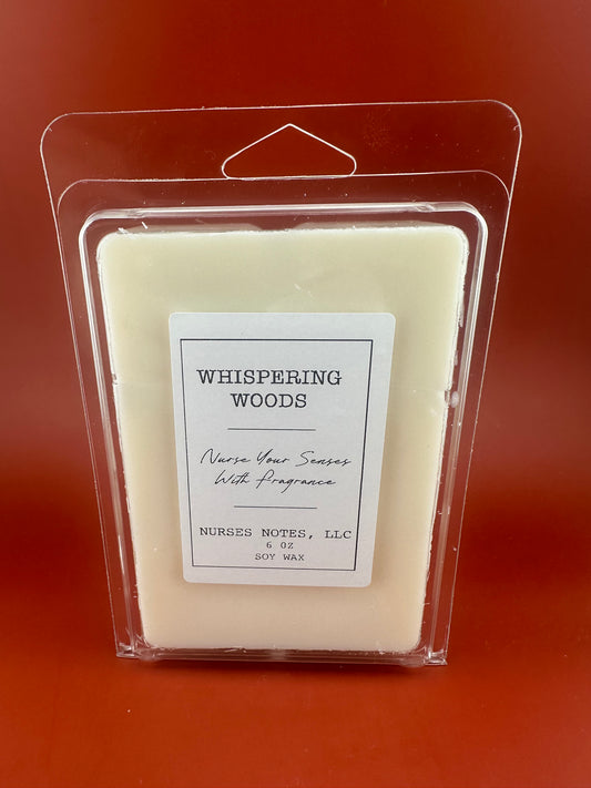 LARGE WAX MELT (6OZ) WHISPERING WOODS
