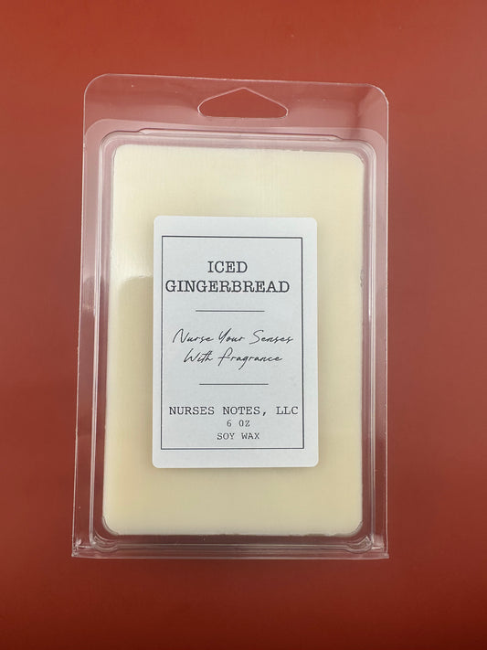 Wax melt (large 6 oz) iced gingerbread